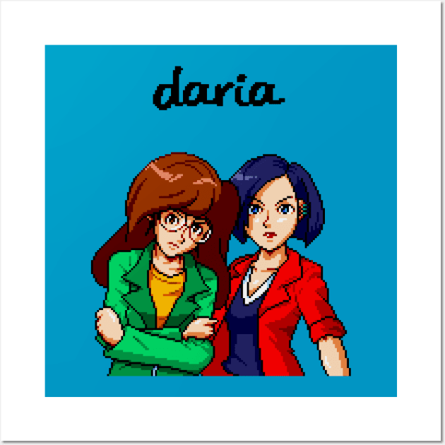 Daria and Jane Wall Art by GenoCL